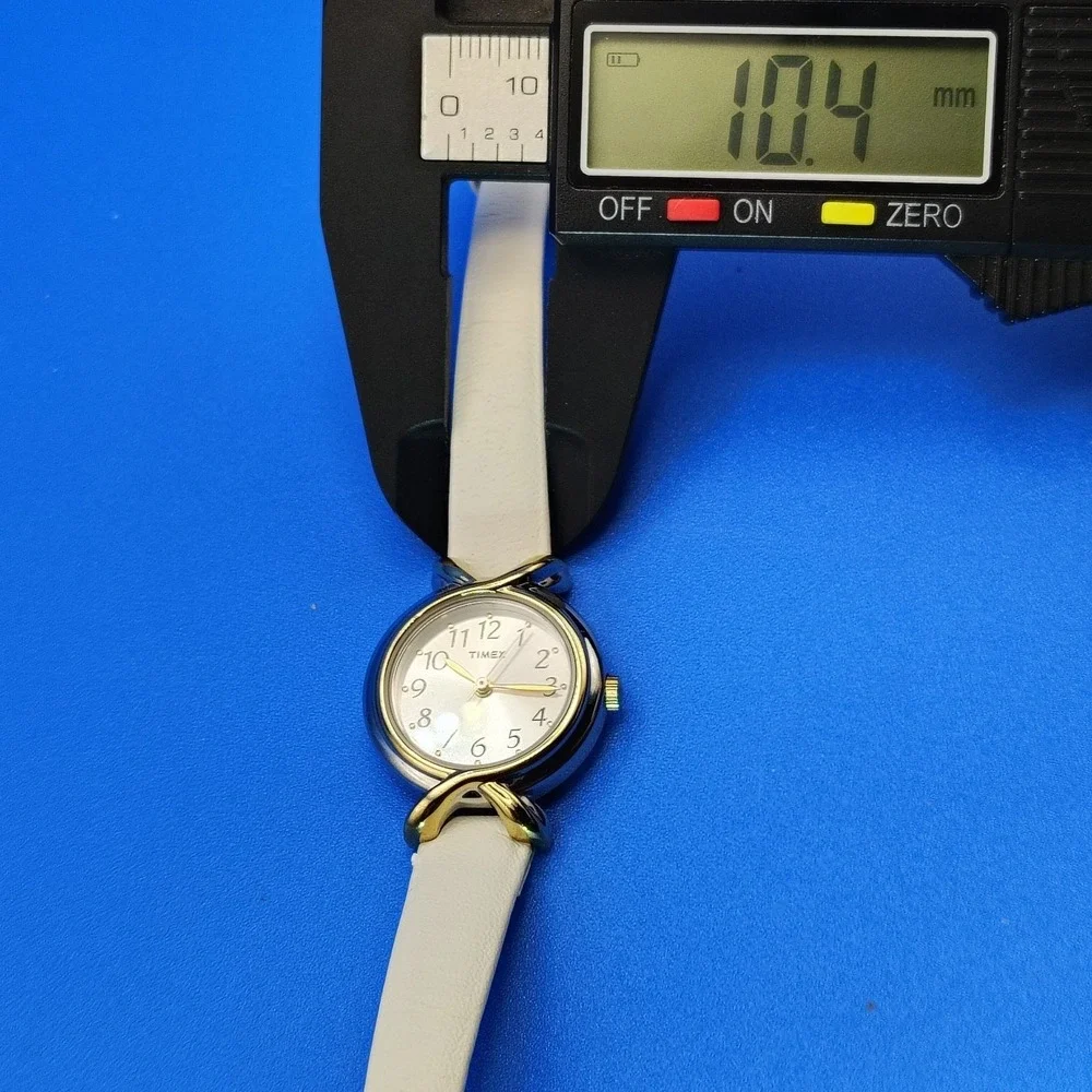Vintage 2009 Timex Classic Bowtie X Lug 30mm Women's Quartz Dress Watch Restored